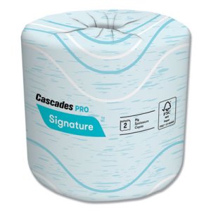 Cascades Pro Signature Bath Tissue, 2-Ply, White, 48 Rolls (CSDB625)