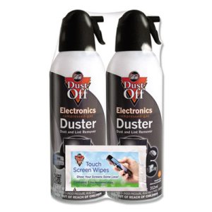 Dust-off Disposable Compressed Gas Duster, 2 10oz Cans/Pack (FALDSXLPW)