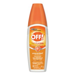 OFF! FamilyCare Insect Repellent, 6 oz Spray, Unscented, 12 Bottles (SJN654458)