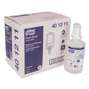 Tork Premium Extra Mild Foam Hand Soap, Unscented, 1 L, 6 Refills (TRK401211)