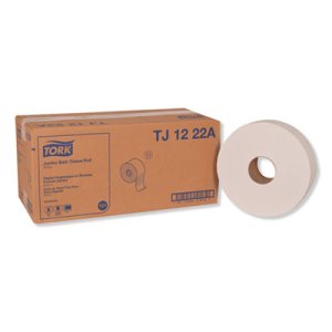 Tork Universal Jumbo Toilet Paper Rolls, 2-Ply, White, 6 Rolls (TRKTJ1222A)