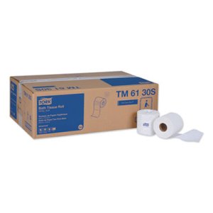 Tork Advanced Bath Tissue, 2-Ply, White, 500 Sheets/Roll, 48 Rolls (TRKTM6130S)