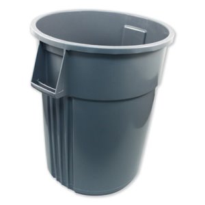 Dropship 50 Gal Roughneck Wheeled Plastic Garage Trash Can, Black to Sell  Online at a Lower Price