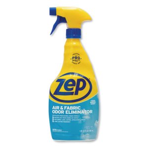 Zep Air and Fabric Odor Eliminator, Fresh, 32 oz, 12 Bottles (ZPEZUAIR32CT)