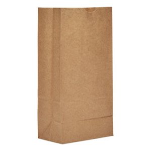 Choice 8 lb. Natural Kraft Waxed Paper Bag - 1000/Case