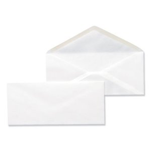 Universal Business Envelope, V-Flap, #10, White, 500/Box (UNV35210)