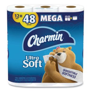 Charmin Ultra Soft 2-Ply Bathroom Tissue, 264 Sheets/Roll, 48 Rolls (PGC79546)