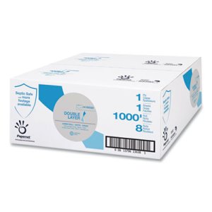 Papernet Double Layer 1-Ply Jumbo Toilet Tissue, 1,000 ft, 8 Rolls (HVC41005013638)