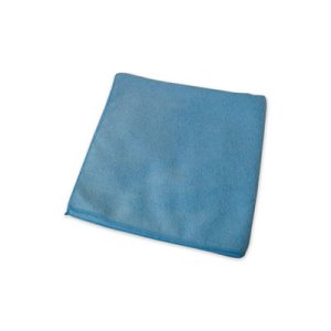 Impact Premium Weight Microfiber Dry Cloths, 16 x 16, Blue, 12/Pack (IMPLFK500)