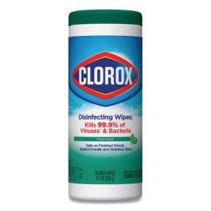 Clorox Disinfecting Wipes, 7 x 8, Fresh Scent, 35/Canister, Each (CLO01593EA)