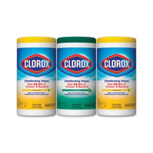 Clorox 30208 Disinfecting Wipes, Fresh & Citrus, 3 Pack (CLO30208PK)