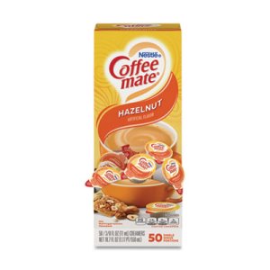 Coffee-mate Hazelnut Creamers, .375-oz., 50 Mini Creamers (NES35180BX)