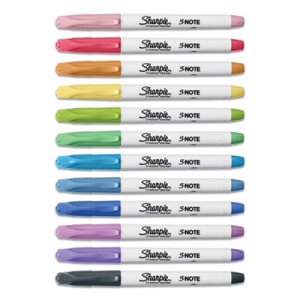 Sharpie Creative Markers, Chisel Tip, Assorted Colors, 12/Pack (SAN2117329)
