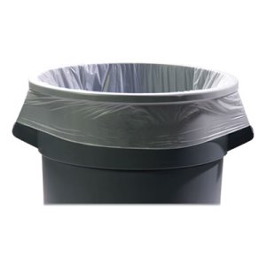 Coastwide 23 Gal Low-Density Can Liners, 0.9 mil, Clear, 200/Carton (CWZ477573)