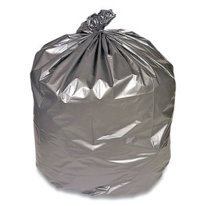 Coastwide 45 Gal Low-Density Can Liners, 1.7 mil, Silver, 50/CT (CWZ814894)