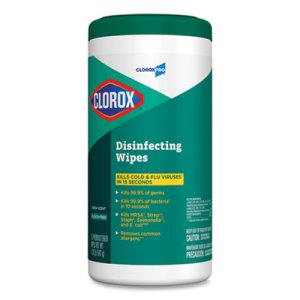 Clorox 15949 Disinfecting Wet Wipes, Fresh Scent, 75 Wipes (CLO15949EA)