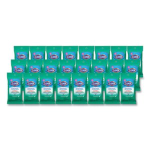 Clorox Disinfecting Wipes To Go, Fresh Scent, 24 Packs (CLO01665)