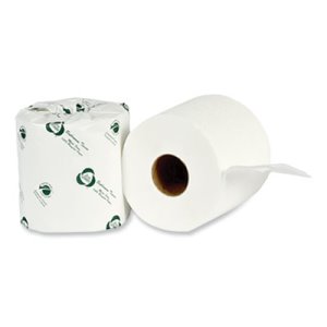 Eco Green 2-Ply Toilet Paper, 4" Wide, 500 Sheets/Roll, 80 Rolls (APAEB8003)