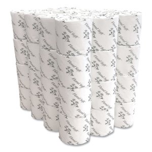Floral Soft 2-Ply Bathroom Tissue, 400 Sheets/Roll, 48 Rolls (APAB448)