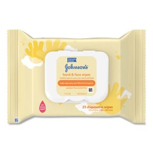 Johnson & Johnson Hand and Body Wipes Pack, 25 Wipes/Pack, Each (JOJ111773900)