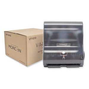 Morcon Valay 10 Inch Roll Towel Dispenser, Black, Each (MORVT1010)