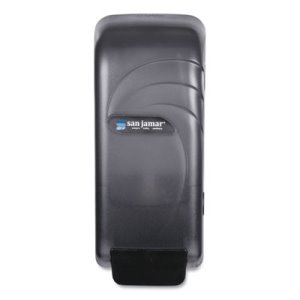 San Jamar Soap & Hand Sanitizer Dispenser, 800 ml, Black (SJMS890TBK)
