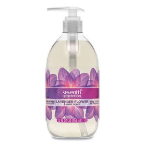 Seventh Generation Natural Hand Wash, Lavender, 8 Pump Bottles (SEV22926CT)