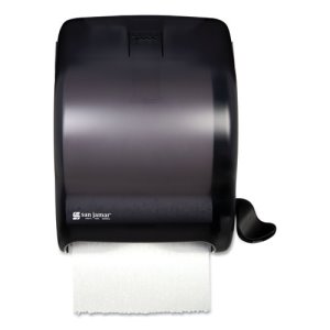 Towel-Matic Touchless Towel Dispenser  Cool kitchen gadgets, Towel  dispenser, Cool kitchens