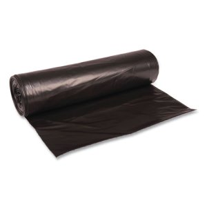 55-Gallon Trash Bags, 1.5mil, Black 100-Count - Mazer Wholesale, Inc.