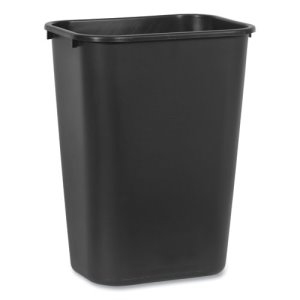 Lavex Janitorial 13 Qt. / 3 Gallon Beige Rectangular Wastebasket / Trash Can