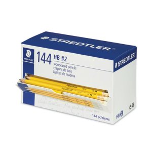 Economy Woodcase Pencil, HB #2, Yellow Barrel, 144/Box