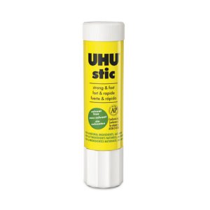 Universal Permanent Glue Stick, .74 oz, Stick, Clear, 12/Pack