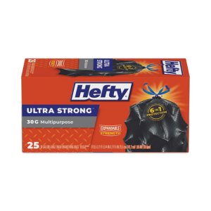 Hefty Strong Large Trash Bags, 30 Gallon, 74 Count 74 Count (Pack of 1)