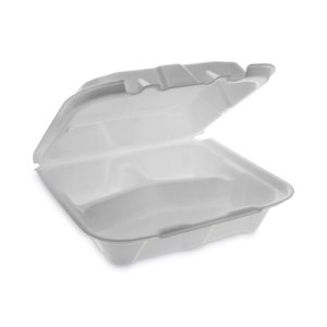 MM 3-Compartment Foam Hinged Lid Container by Hefty (125 ct