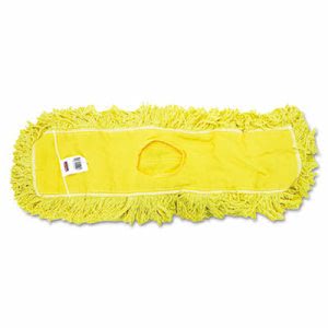 Rubbermaid Trapper 24" Dust Mop, Looped-End, Yellow, Each  (RCPJ15300YEL)