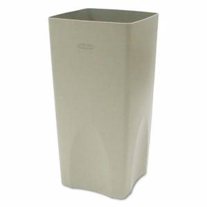 Rubbermaid Plastic Waste Container, 19gal, Beige, 4 Containers (RCP356300BGCT)