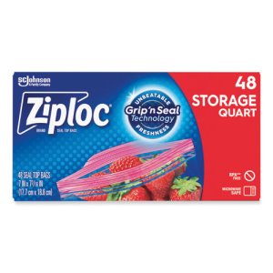 4 mil. Gallon size Zip lock storage bags (100 per bag)