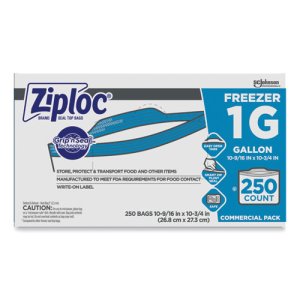 Ziploc Freezer Bags with New Grip 'n Seal Technology, Gallon, 28 Count,  Pack of 3 (84 Total Bags)