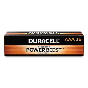 Duracell® AAA Batteries w/Duralock Power Preserve, 36/Pk (DURMN24P36)