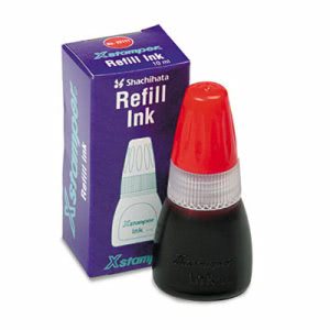 Xstamper Refill Ink for Xstamper Stamps, 10ml-Bottle, Red (XST22111)