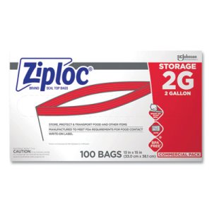 Simply Done Storage Bags, Double Zipper, Gallon - 19 bags