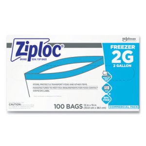 DIVERSEY ZIPLOC 2-GALLON STORAGE BAG 1.75 MIL (100/BAGS)