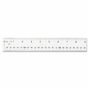 Westcott Stainless Steel Office Ruler With Non Slip Cork Base 18