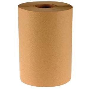 Boardwalk Non-Perforated Hardwound Roll Towel, Natural, 8 in x 350 ft, 12 Per Case - 12 CA (088-6252)