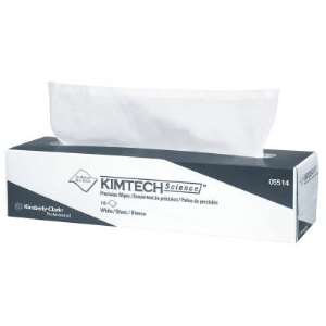 Kimberly-Clark Professional Kimtech Science Precision Wipe Tissue Wipers, Pop-Up Box, White, 140 per box - 15 CS (412-05514)