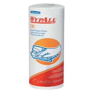 Kimberly-Clark Professional WypAll* L30 Wipers, Canister, White, 70 per roll - 1 CA (412-05843)