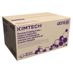 KIMBERLY-CLARK PROFESSIONAL KIMTECH Precision Cleaning Cloths Chemical Application, 9 x 12, Spunlace - 1 CA (412-48318)