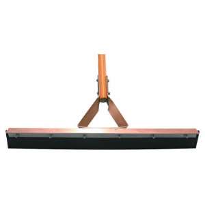 Magnolia Brush Straight Squeegees, 24 in, Black Rubber, With Handle - 1 EA (455-4124)
