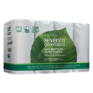 Seventh Generation 100% Recycled Paper Towel Rolls, 2-Ply, 11 x 5.4 Sheets, 156 Sheets/RL, 8 RL/PK (753-13739PK)