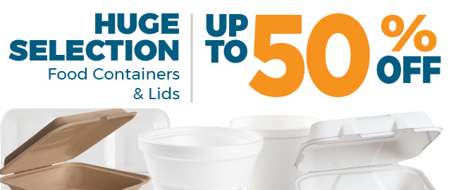 Shop Wholesale Food Containers  Take-out Food Containers & Lids